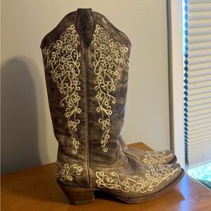 Corral Embroidered Cowboy Boots